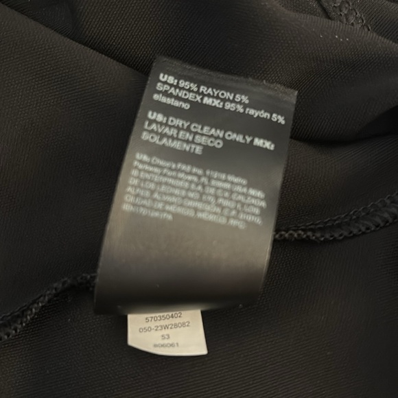 White House Black Market;Halter Draped Matte Jersey Dress With Slit - - Picture 7 of 7